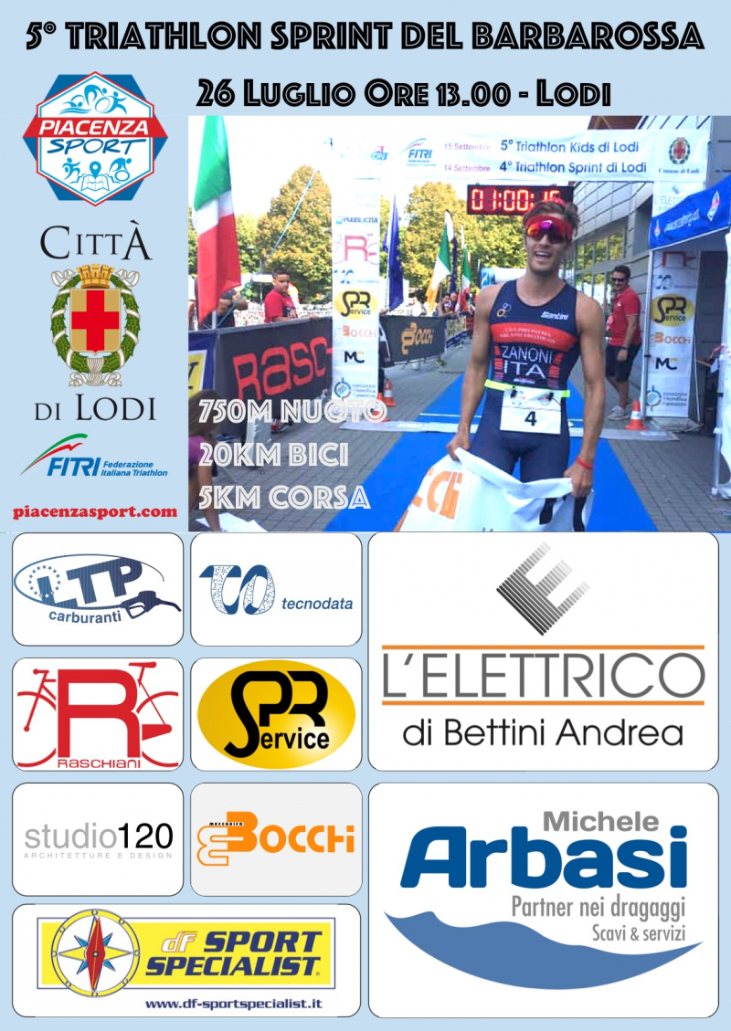 5° TRIATHLON SPRINT DEL BARBAROSSA - Iscriviti