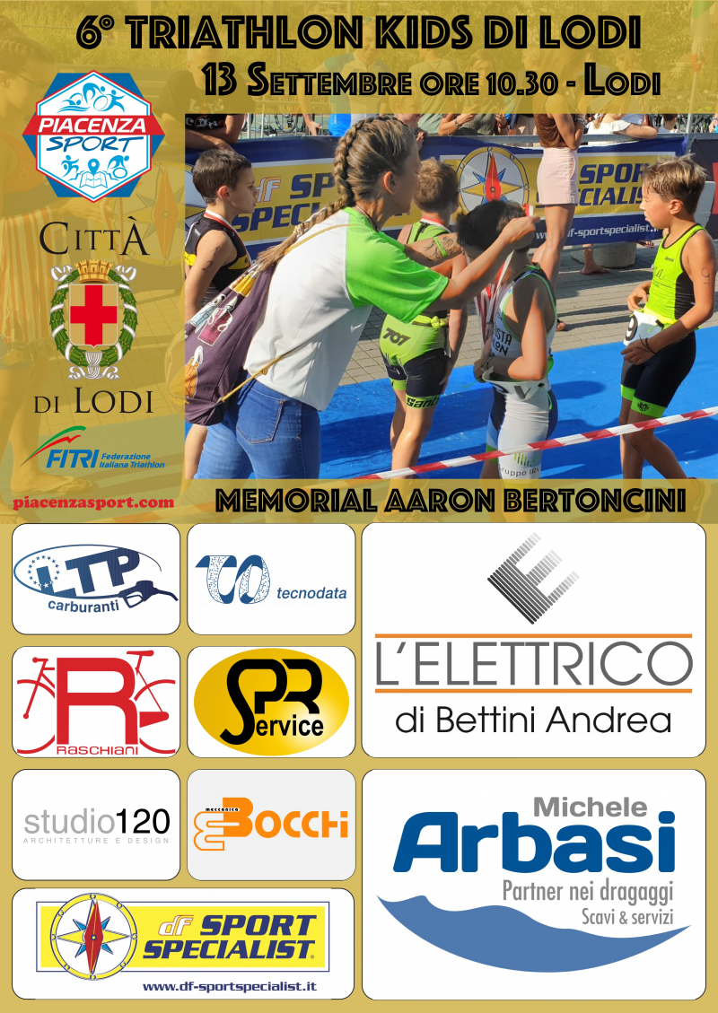 6° TRIATHLON KIDS DI LODI - Iscriviti
