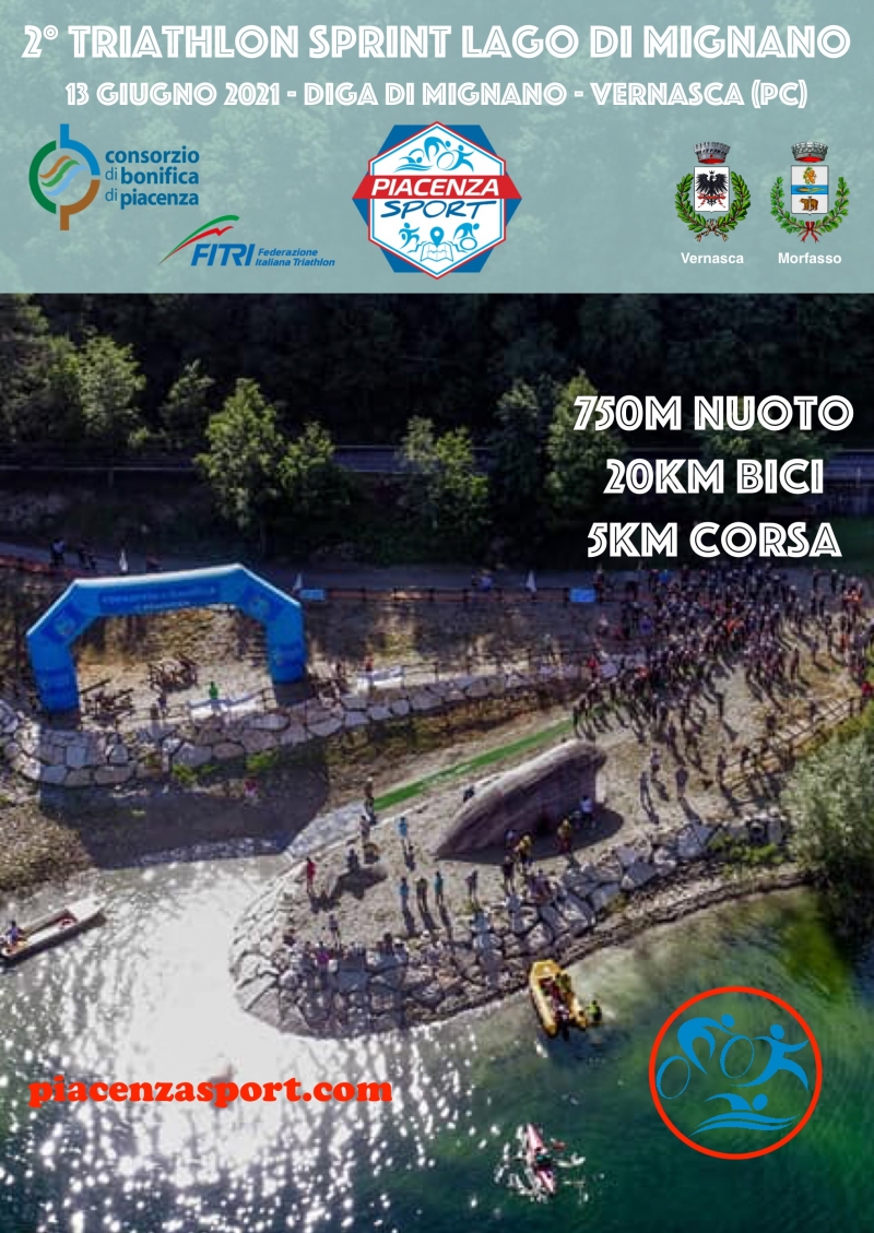 2° TRIATHLON SPRINT LAGO DI MIGNANO - Prijava