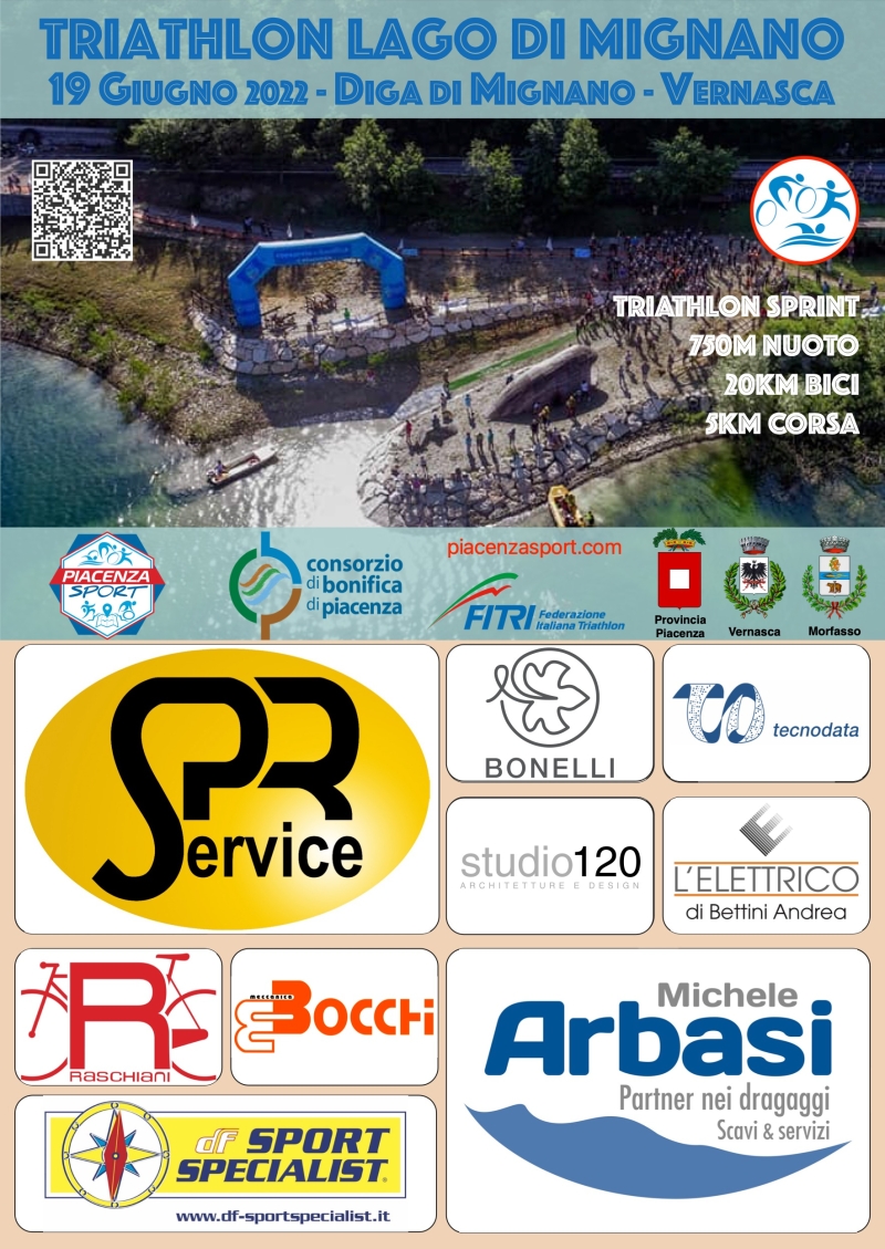 3° TRIATHLON SPRINT LAGO DI MIGNANO  - Iscriviti
