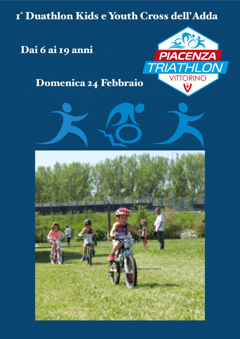 1° DUATHLON KIDS E YOUTH CROSS DELL'ADDA  - Inskriba zaitez