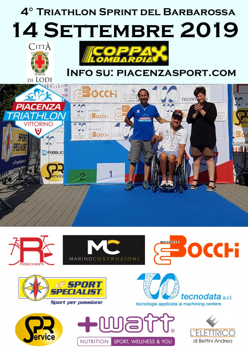 4° TRIATHLON SPRINT DEL BARBAROSSA  - Prijava