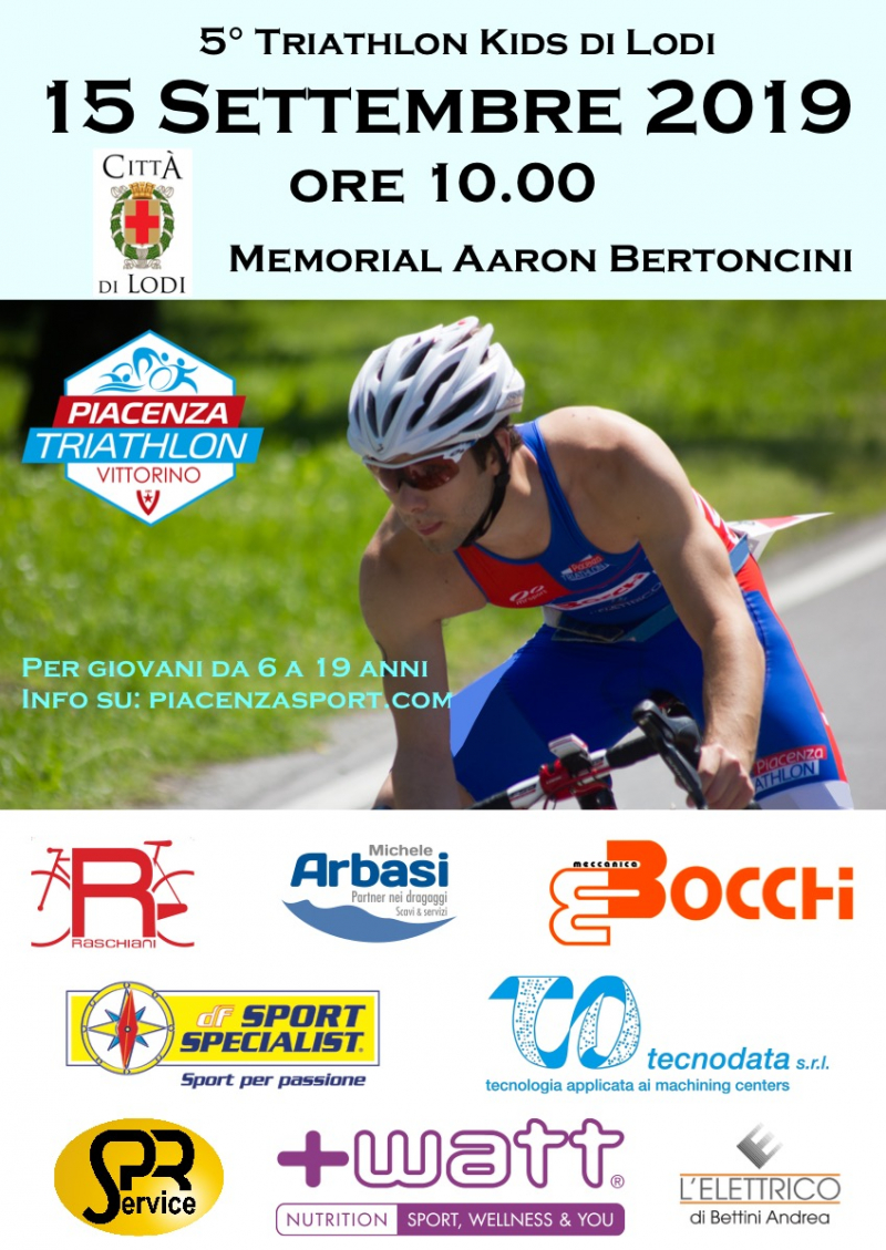 5° TRIATHLON KIDS DI LODI  - Zur Anmeldung