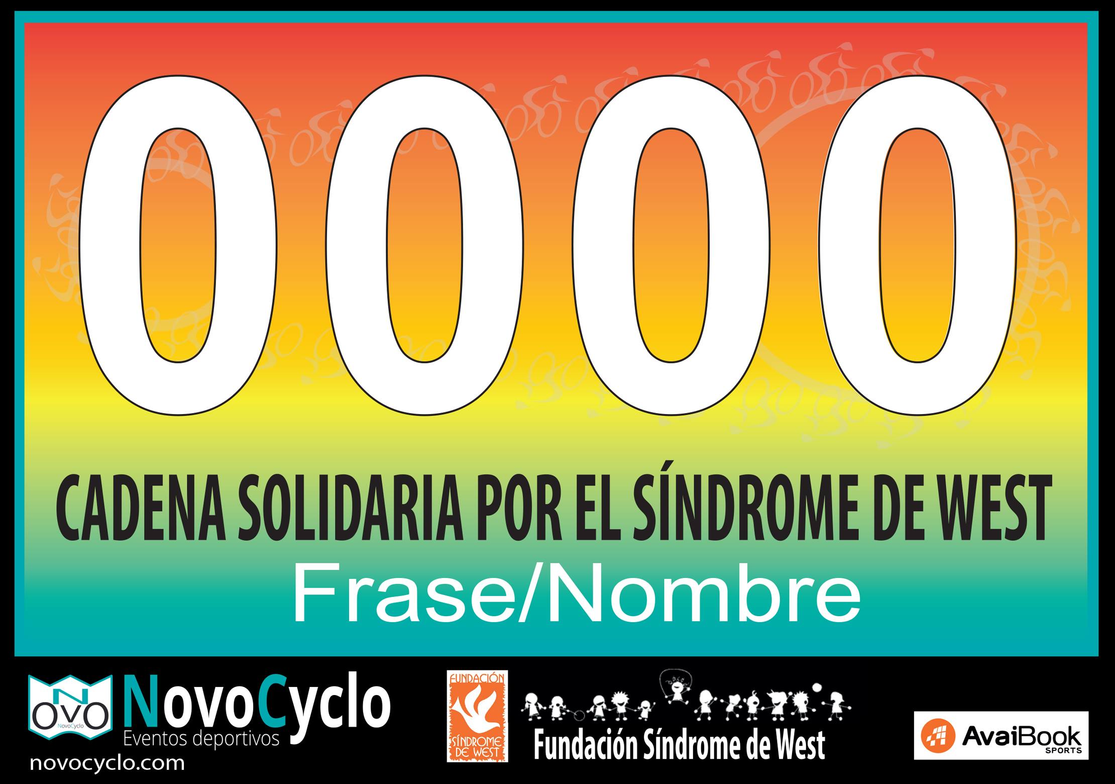 CADENA SOLIDARIA #DORSALSINDROMEDEWEST #YOPEDALEOPORELSW  - Inscriu-te