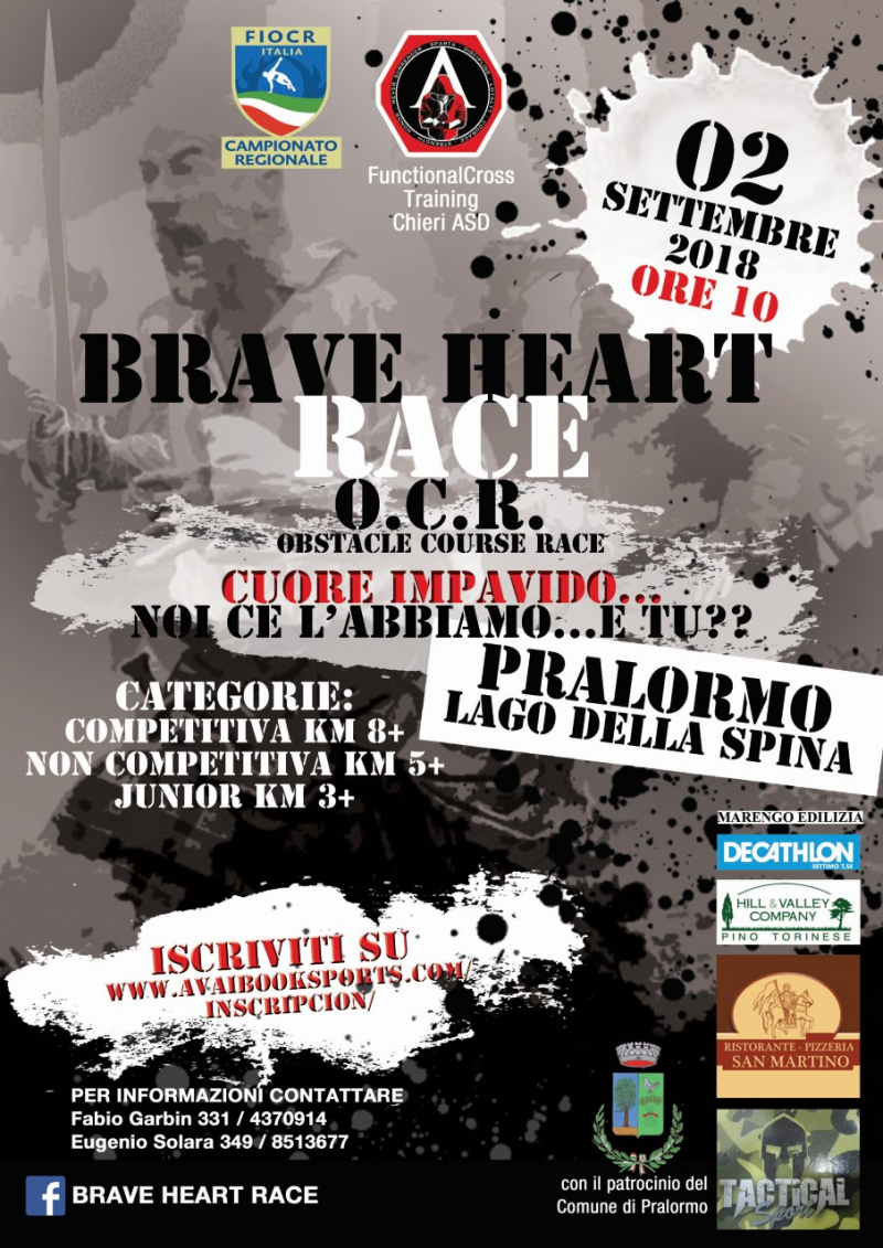 BRAVE HEART RACE - Iscriviti