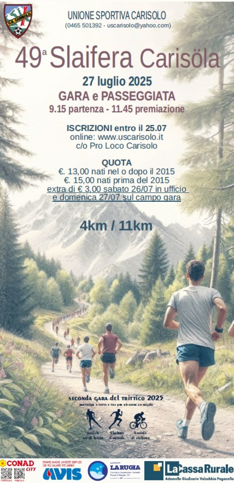 49° SLAIFERA CARISOLA - Inscris-toi