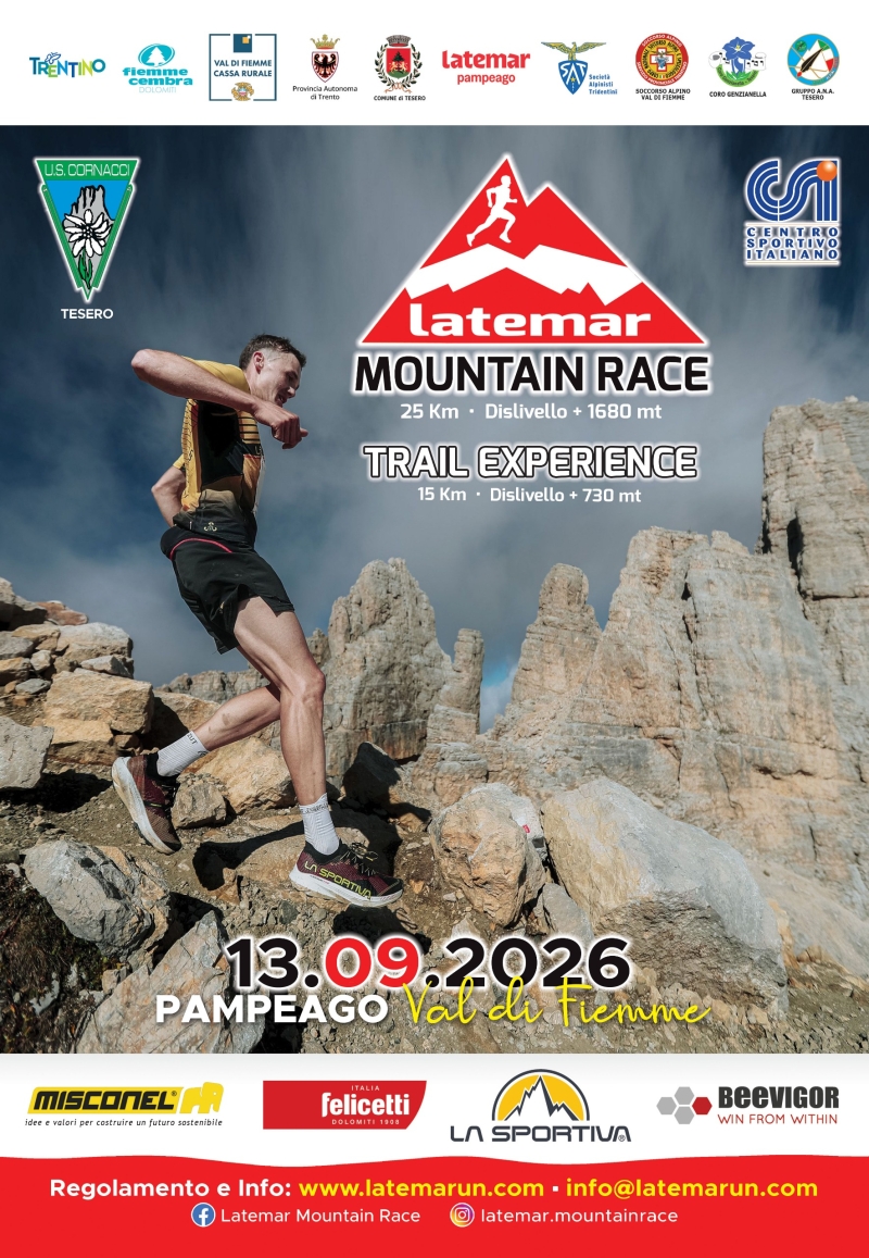 LATEMAR MOUNTAIN RACE 2026 - Iscriviti