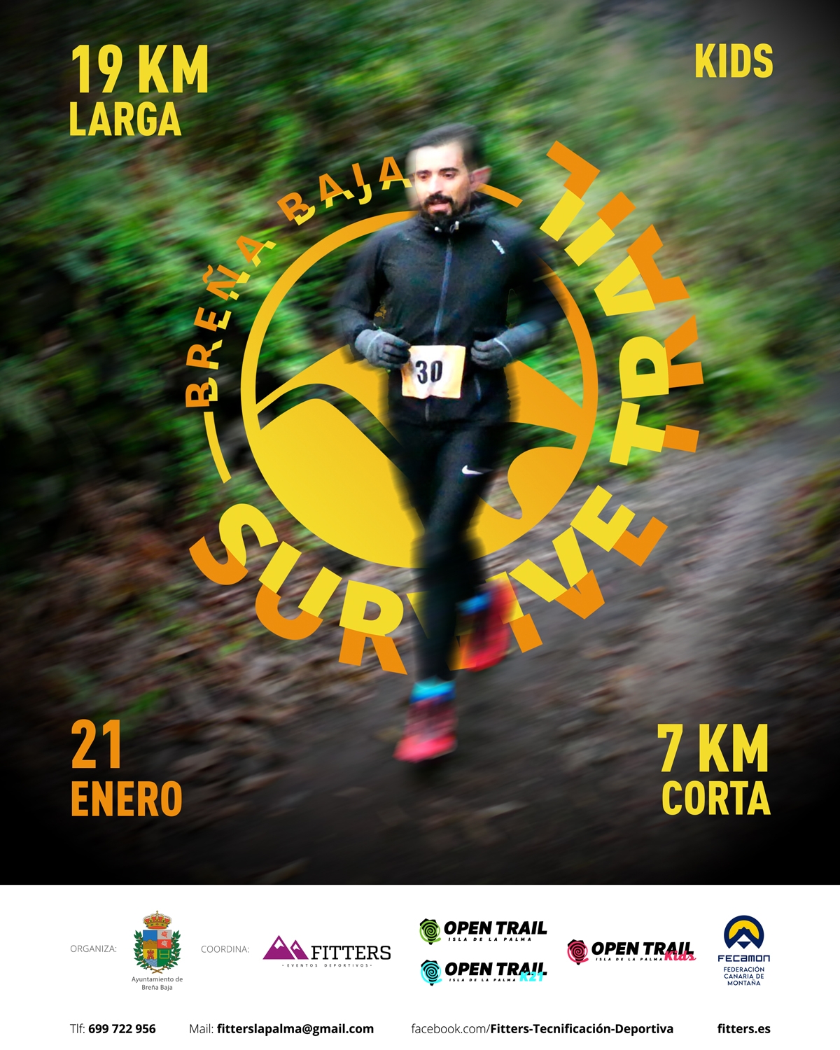 SURVIVE TRAIL BREÑA BAJA 2024 - Register
