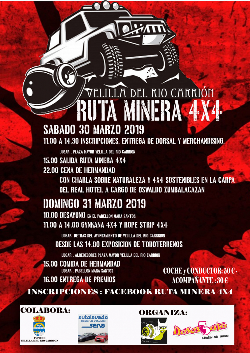 RUTA MINERA 4X4 - Inscríbete