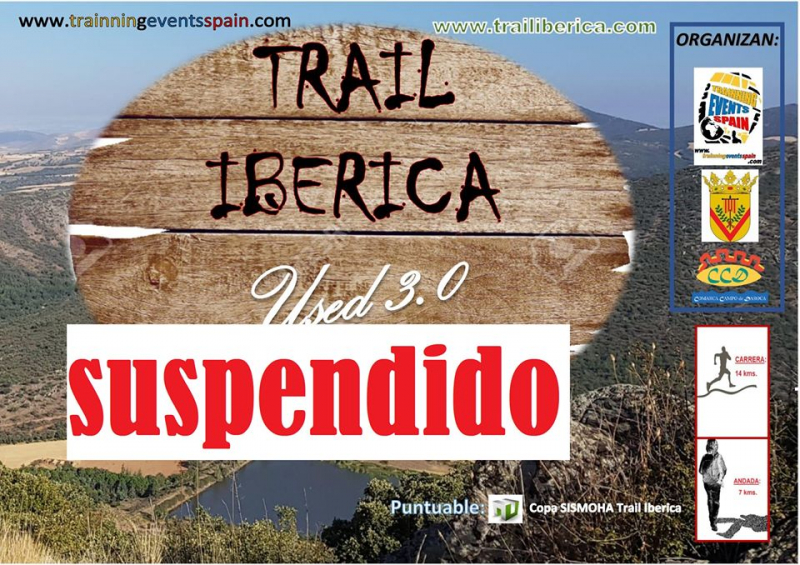 TRAIL IBERICA USED 3.0 (CANCELADO POR COVID-19) - Inscríbete