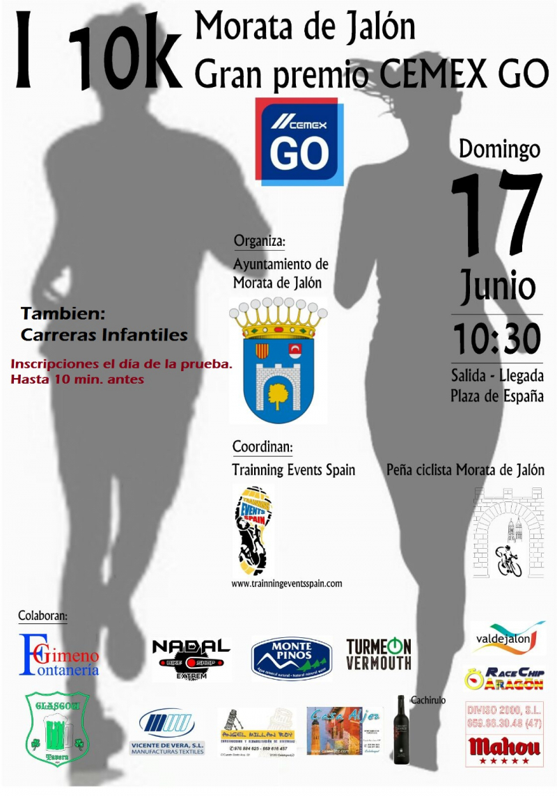 10K MORATA DE JALÓN GRAN PREMIO CEMEX GO - Inscríbete