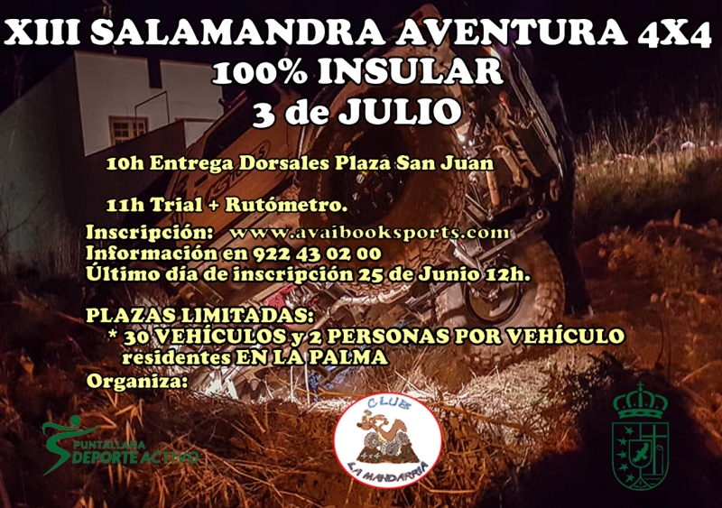 XIII SALAMANDRA AVENTURA 4X4 2021 - Inscris-toi