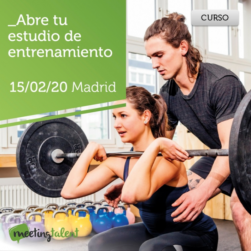 CURSO: ABRE TU ESTUDIO DE ENTRENAMIENTO - Prijava