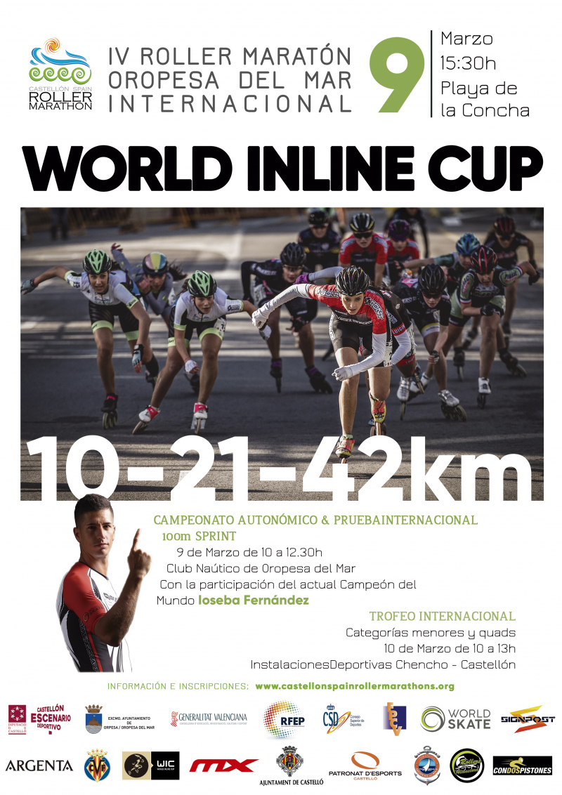 IV ROLLER MARATON INTERNACIONAL OROPESA DEL MAR - Inscríbete