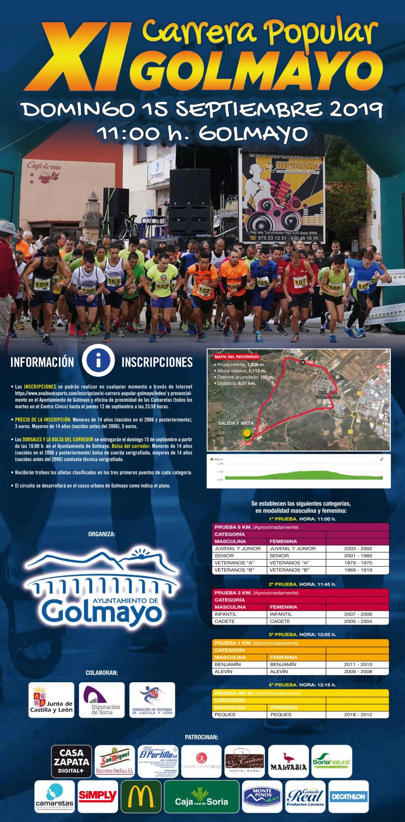 XI CARRERA POPULAR GOLMAYO - Register