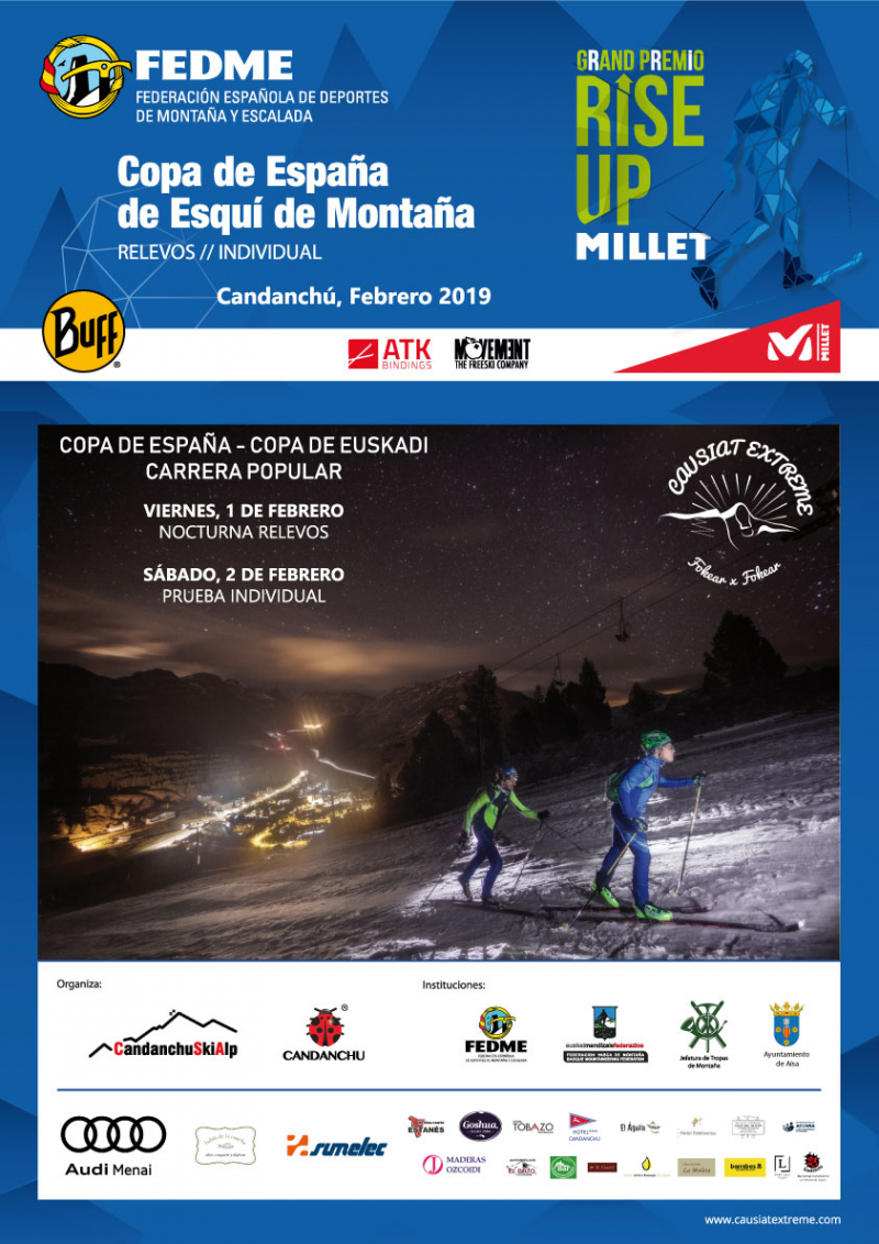 COPA DE ESPAÑA DE ESQUÍ DE MONTAÑA RELEVOS E INDIVIDUAL - CAUSIAT EXTREME - Zur Anmeldung
