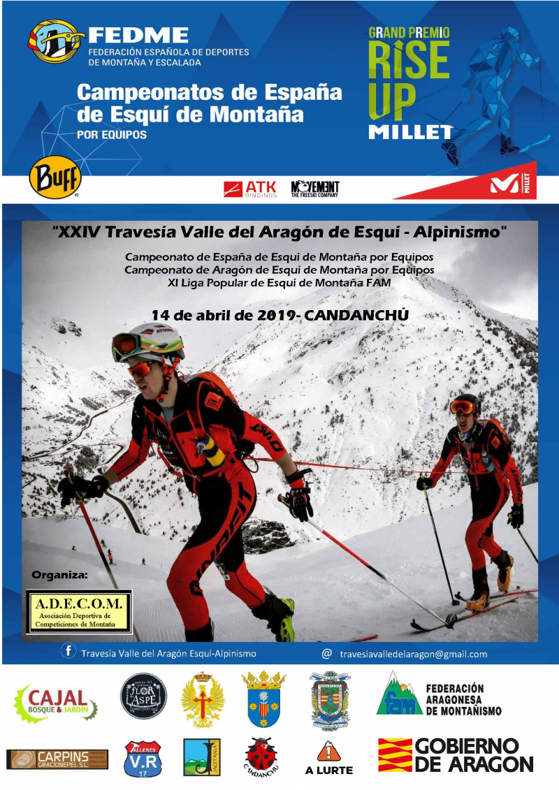 CAMPEONATO DE ESPAÑA DE ESQUÍ DE MONTAÑA POR EQUIPOS - CANDANCHÚ - Register