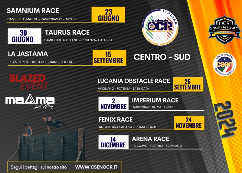 IMPERIUM RACE - OCR SOUTH LEAGUE CSEN - Register