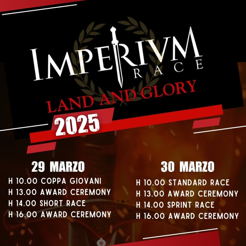 IMPERIUM RACE - LAND AND GLORY - Iscriviti