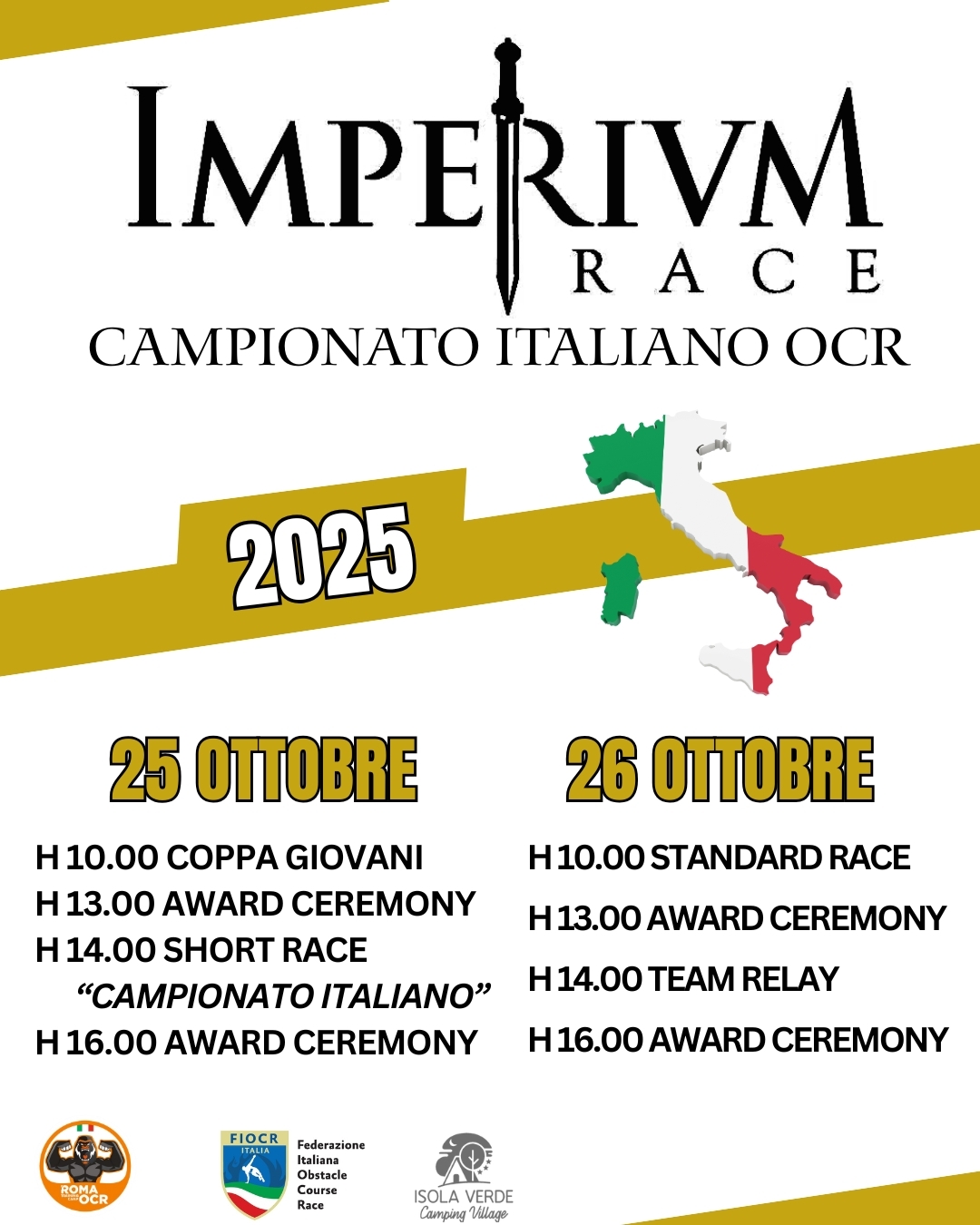IMPERIUM RACE - CAMPIONATO ITALIANO - Prijava