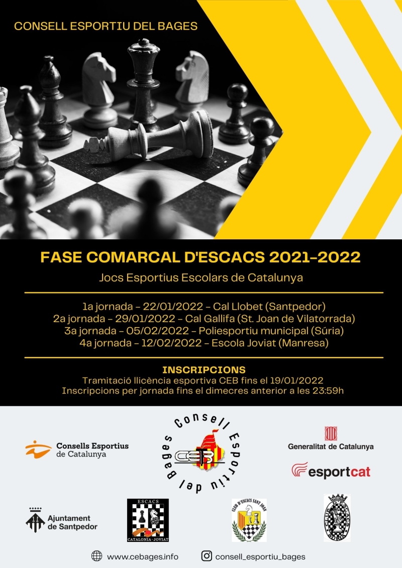 ESCACS - Inscriu-te