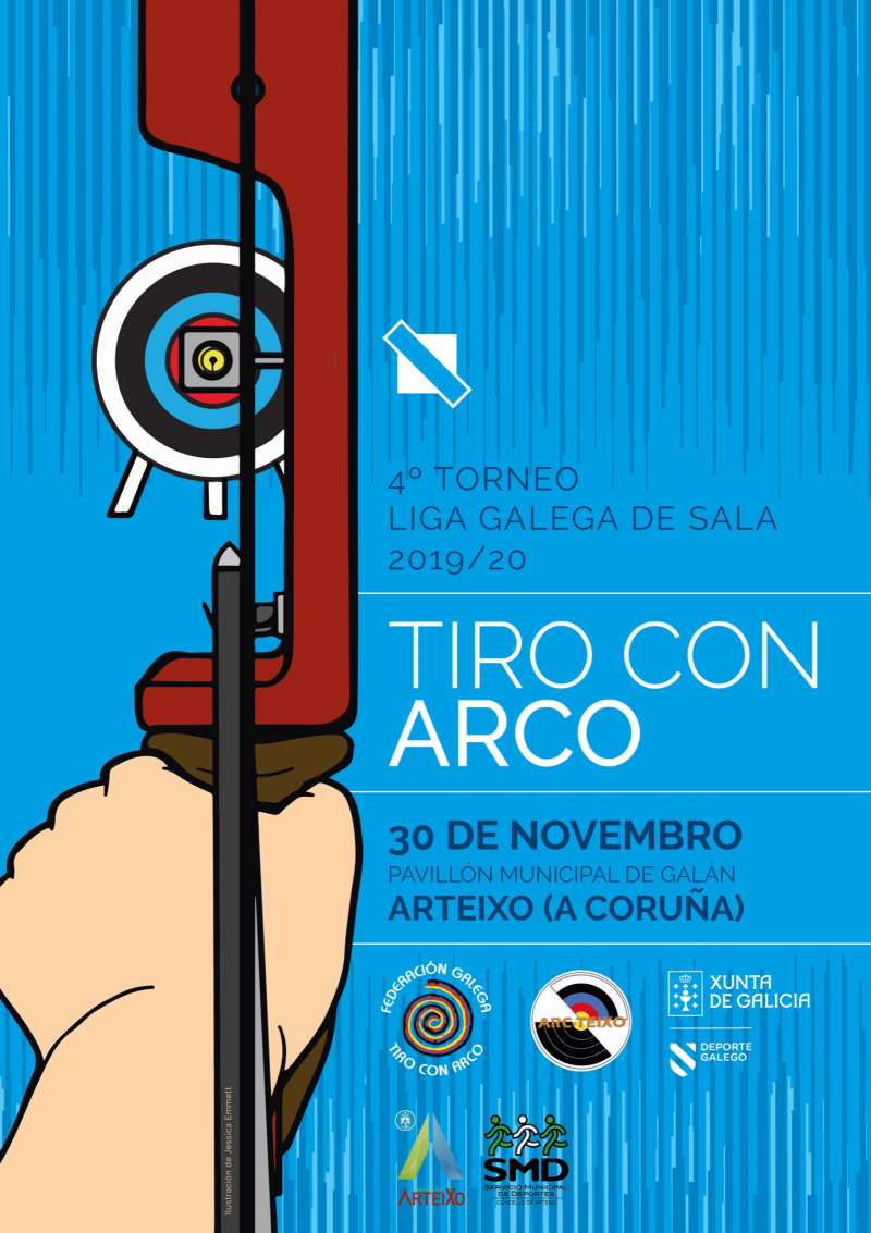 4º TORNEO DA LIGA GALEGA DE SALA 2019/20 ARCO TRADICIONAL E ARCO ESPIDO - Inscriu-te