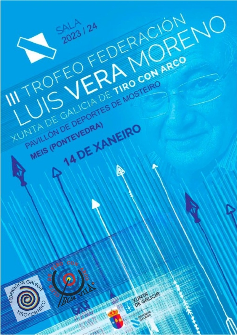 TROFEO FEDERACIÓN LUIS VERA MORENO SALA 2023/24 ARCO R-C-B-T-L-DD U15-U18-U21-SENIOR-50-PLUS - Inscríbete