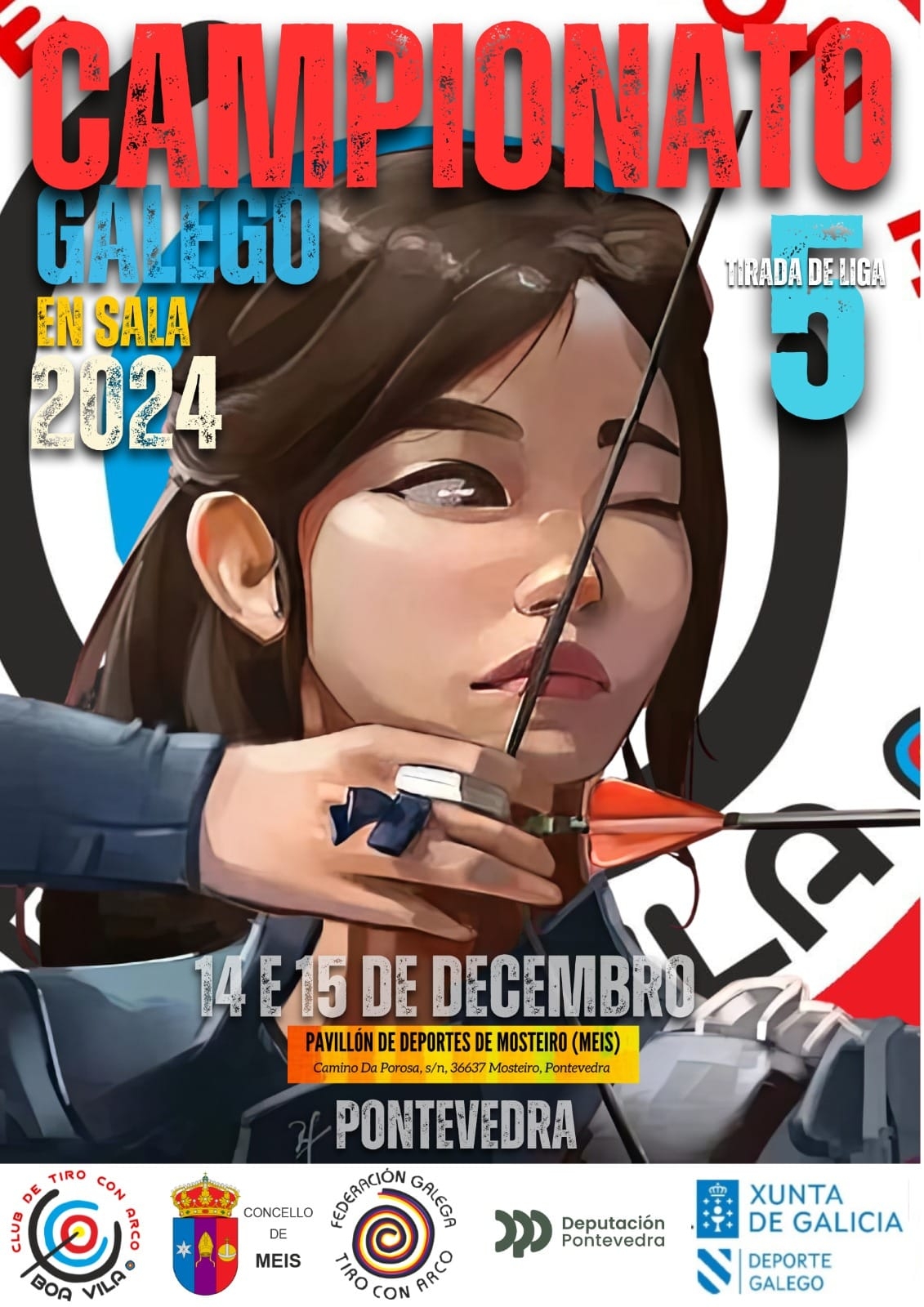 CAMPEONATO GALLEGO DE SALA 2024/25 ARCO R-C-B-T-L-DCD-U15-U18-U21-SENIOR-50-PLUS - Inscreva-se