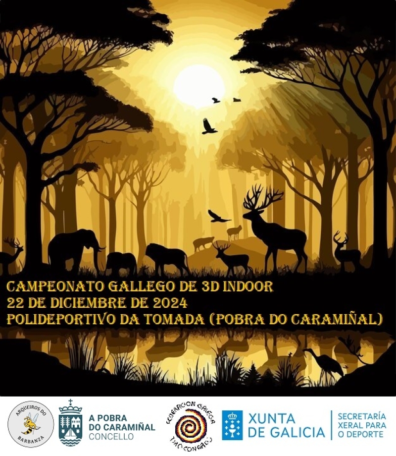 CAMPIONATO GALEGO 3D SALA - 2024-25 - Inscreva-se