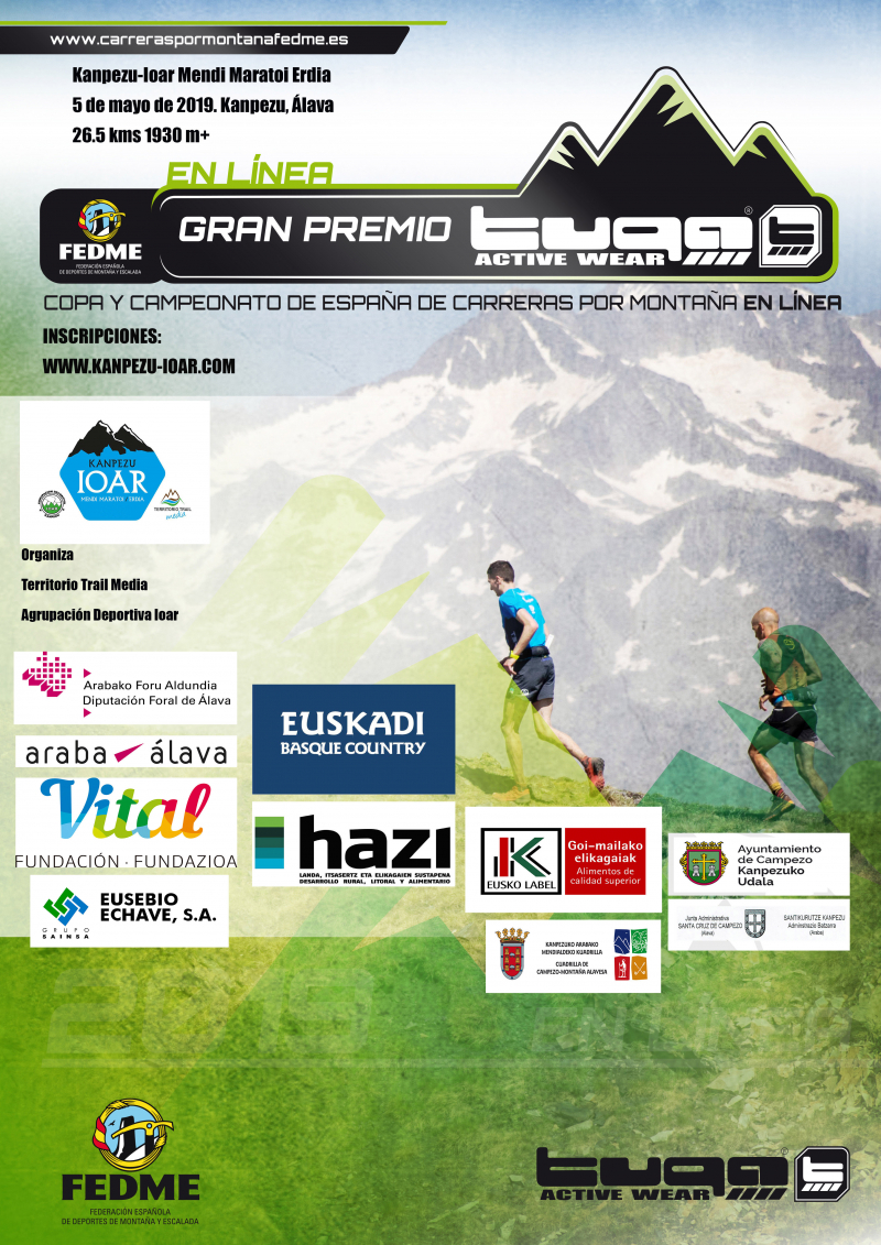 4ª PRUEBA COPA DE ESPAÑA DE CARRERAS EN LÍNEA - KANPEZU-IOAR MENDI MARATOI ERDIA - Inscríbete