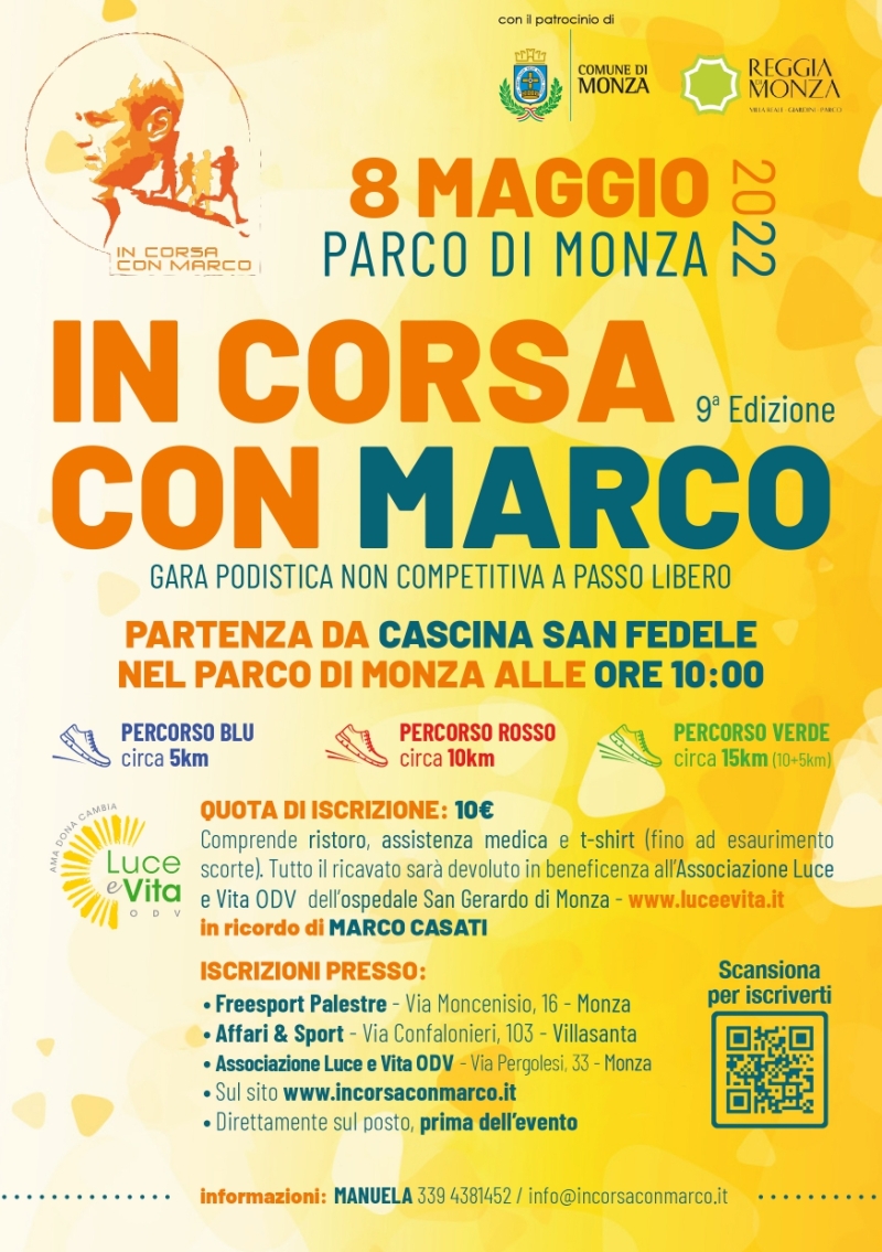 IN CORSA CON MARCO 2022 - Iscriviti