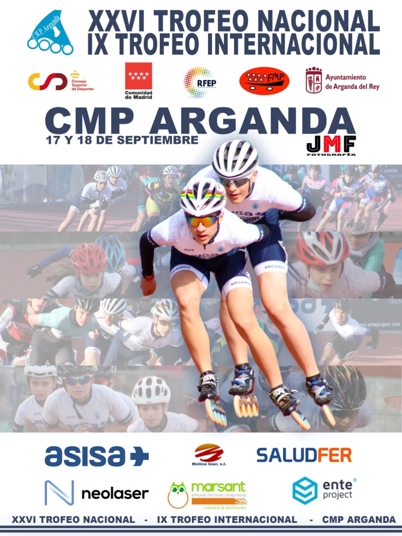 IX TROFEO INTERNACIONAL XXVI NACIONAL“ARGANDA DEL REY 2022” PATINAJE DE  VELOCIDAD - Inscriu-te