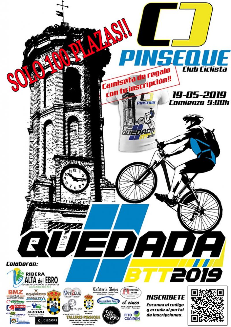 II QUEDADA BTT CLUB CICLISTA PINSEQUE 2019 - Inscriu-te