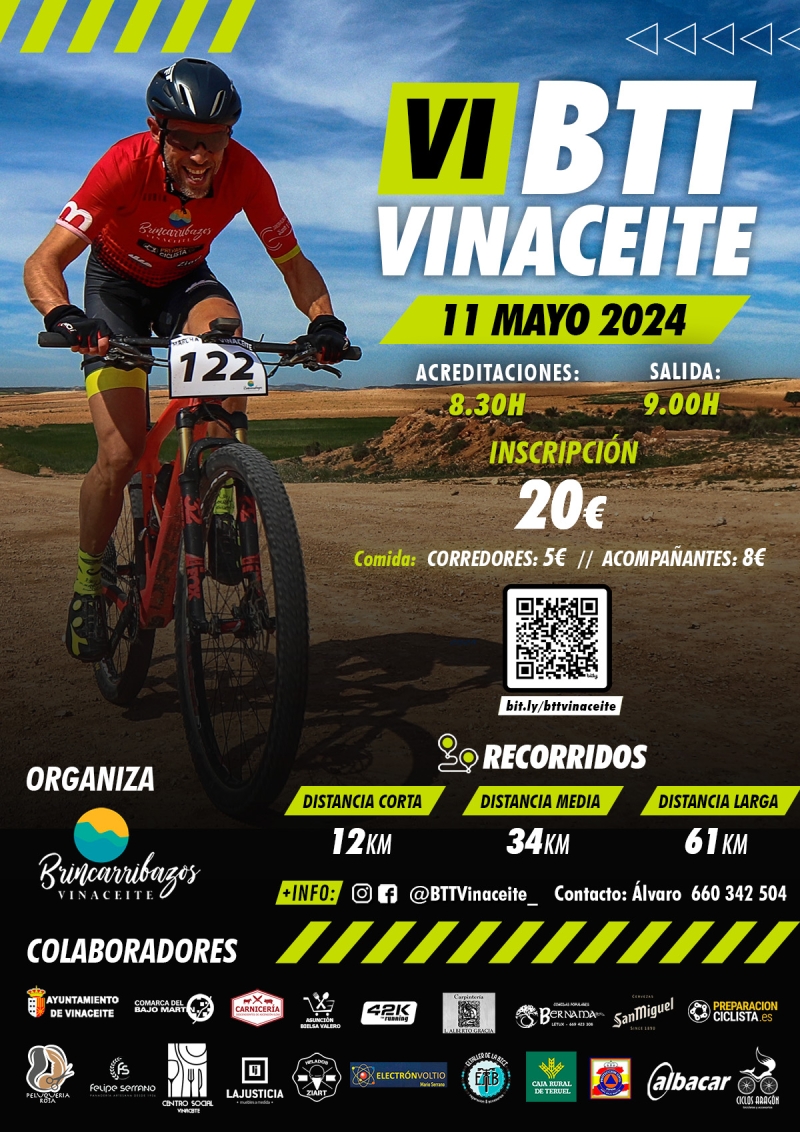 VI MARCHA CICLOTURISTA BTT VINACEITE - Inscríbete