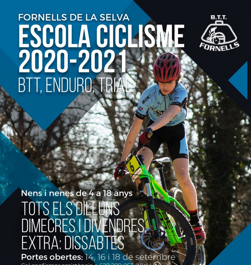 ESCOLA BTT FORNELLS 2020-2021  - Inscríbete