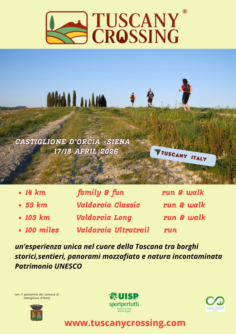 XIII TUSCANY CROSSING - Iscriviti