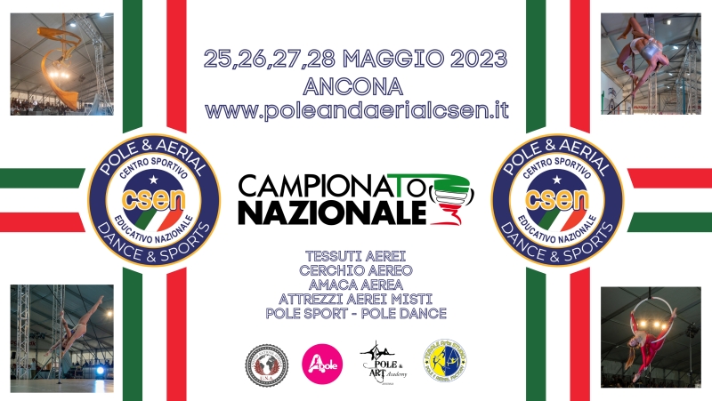 CAMPIONATO NAZIONALE  CSEN 2023 POLE & AERIAL - Inscríbete
