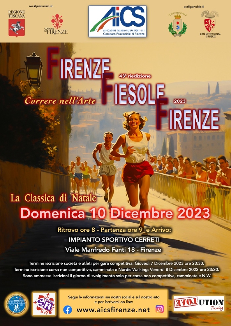 43° FIRENZE FIESOLE FIRENZE - Iscriviti