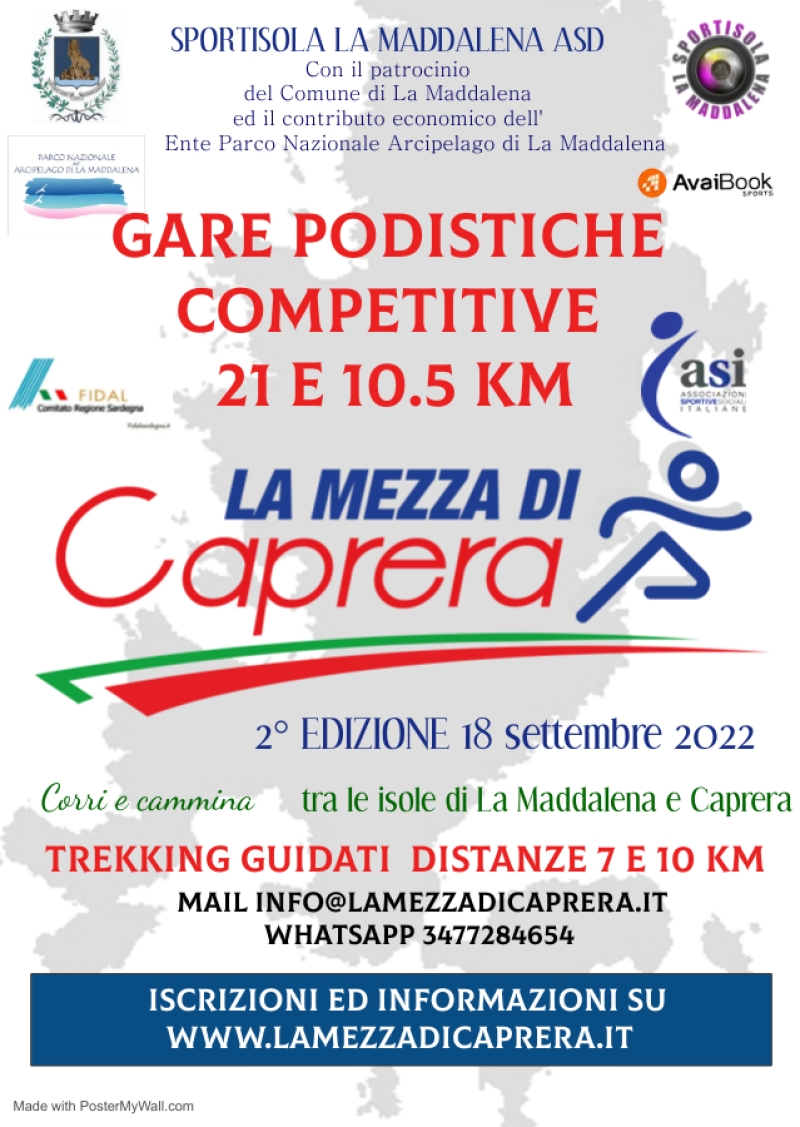 LA MEZZA DI CAPRERA - Register