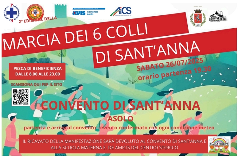 MARCIA DEI 6 COLLI DI SANT'ANNA - Inscreva-se