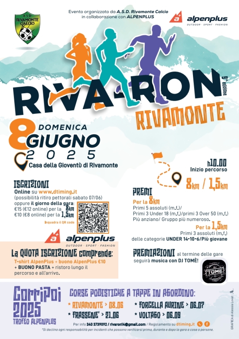 RIVA - RON / 1^ PROVA CORRI - POI - Iscriviti
