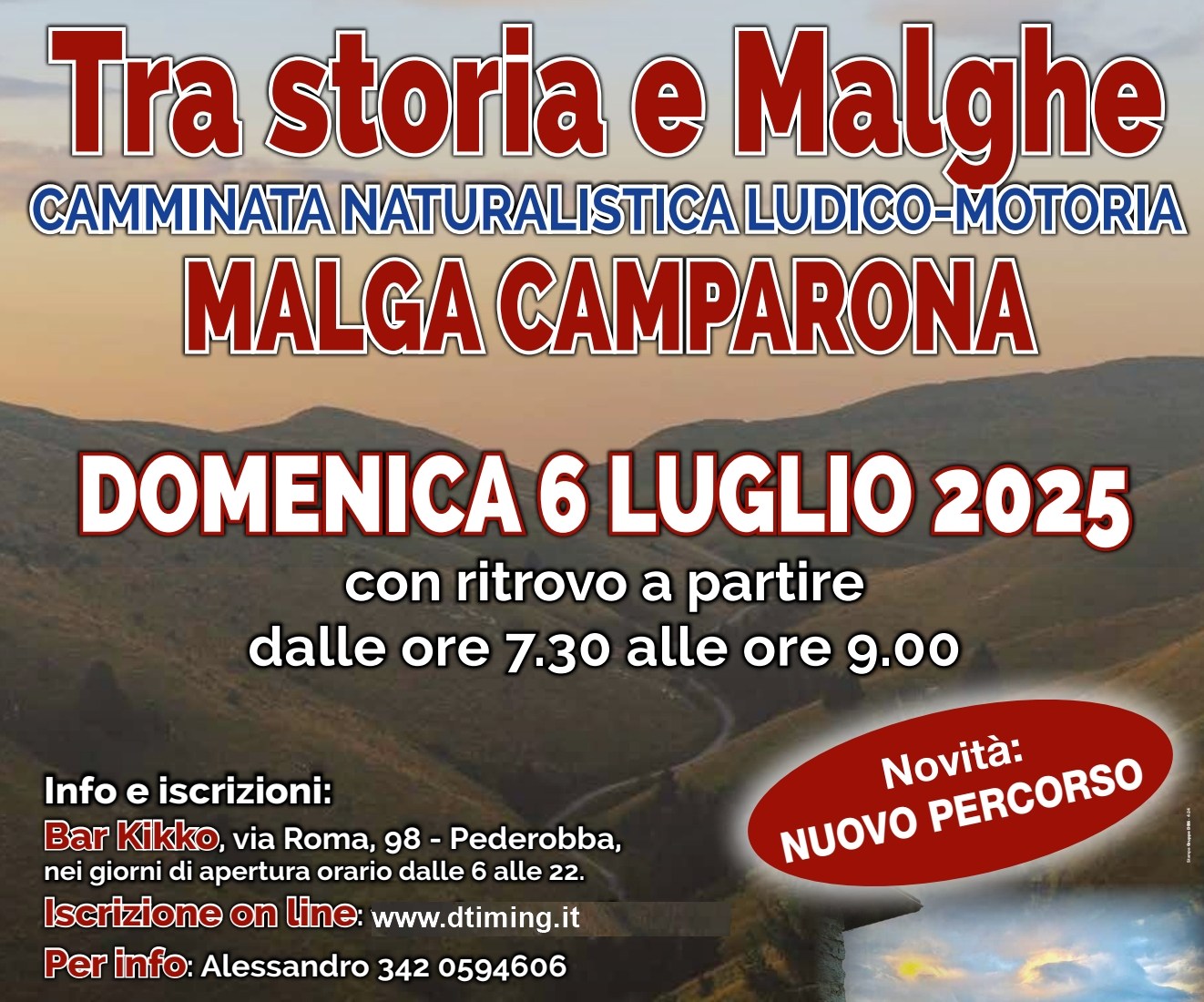 TRA STORIA E MALGHE - Iscriviti