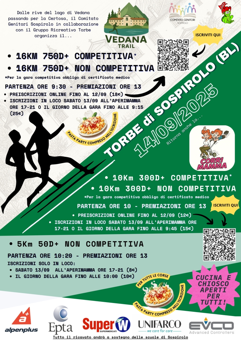 VEDANA TRAIL - CORRI MAMMA - Iscriviti