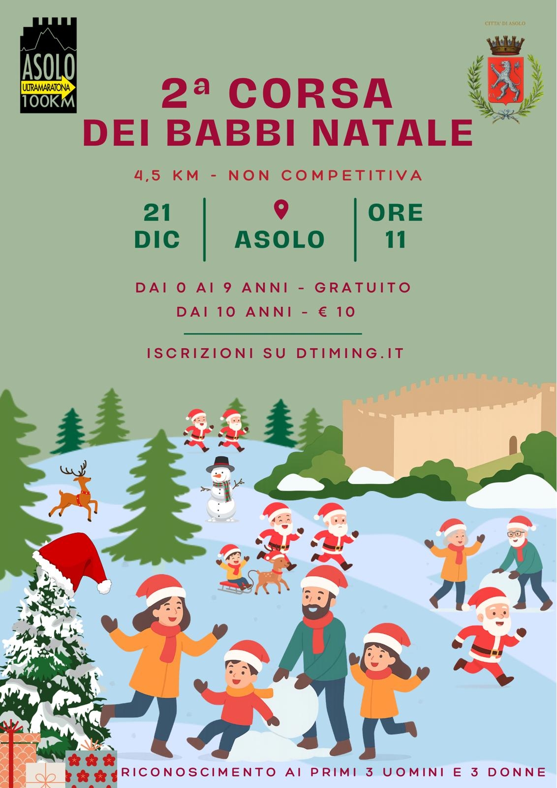 2^ CORSA DEI BABBI NATALE - Iscriviti