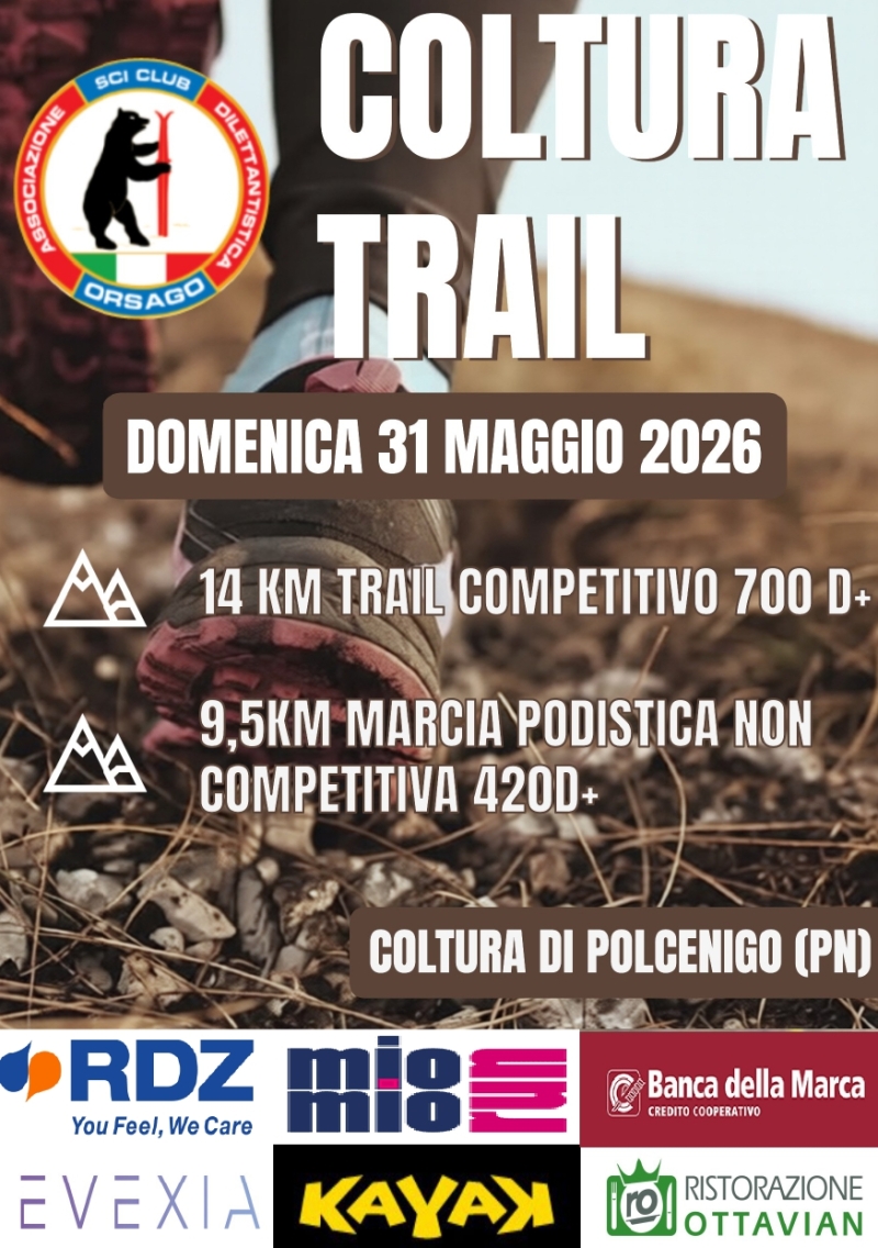 COLTURA TRAIL - Iscriviti