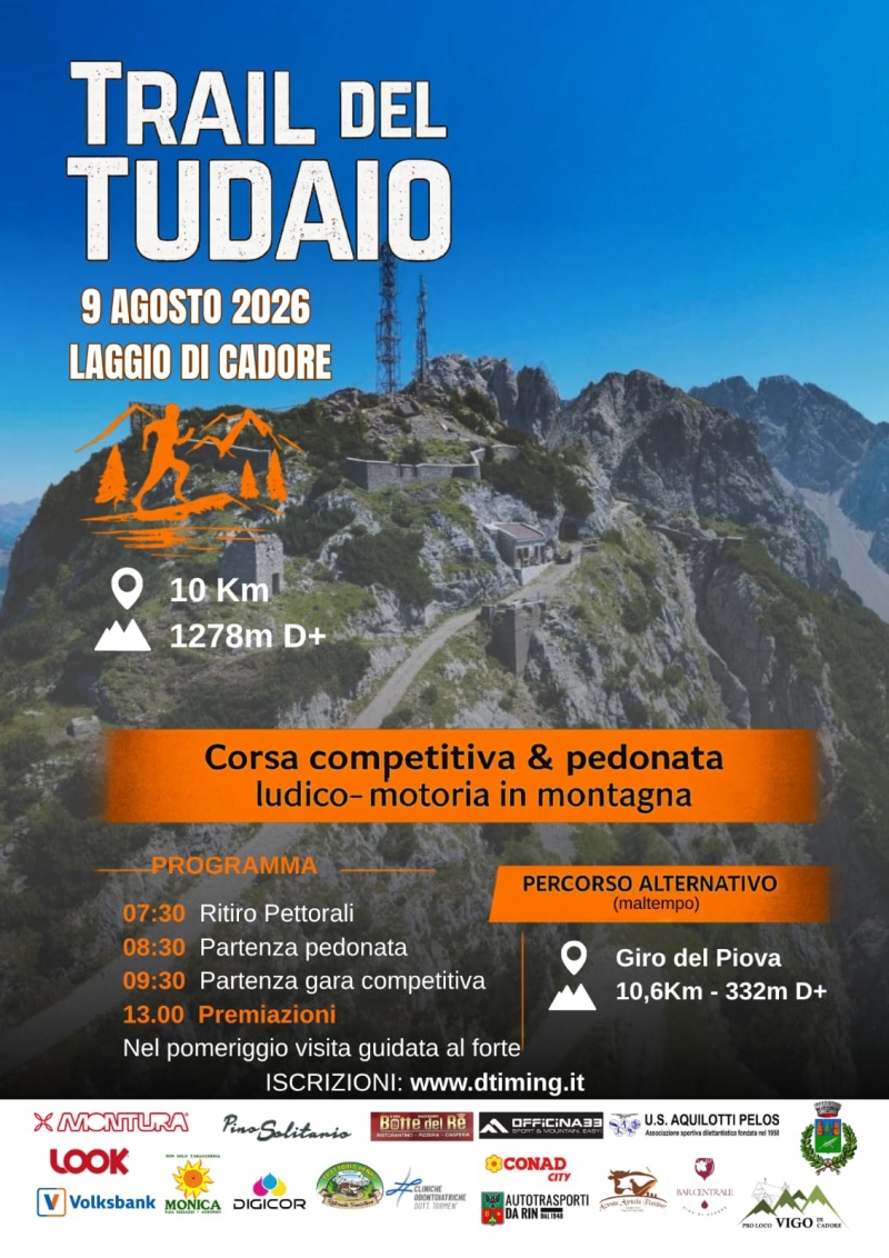TRAIL DEL TUDAIO - Iscriviti
