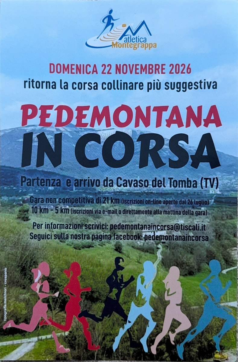 PEDEMONTANA IN CORSA - Iscriviti
