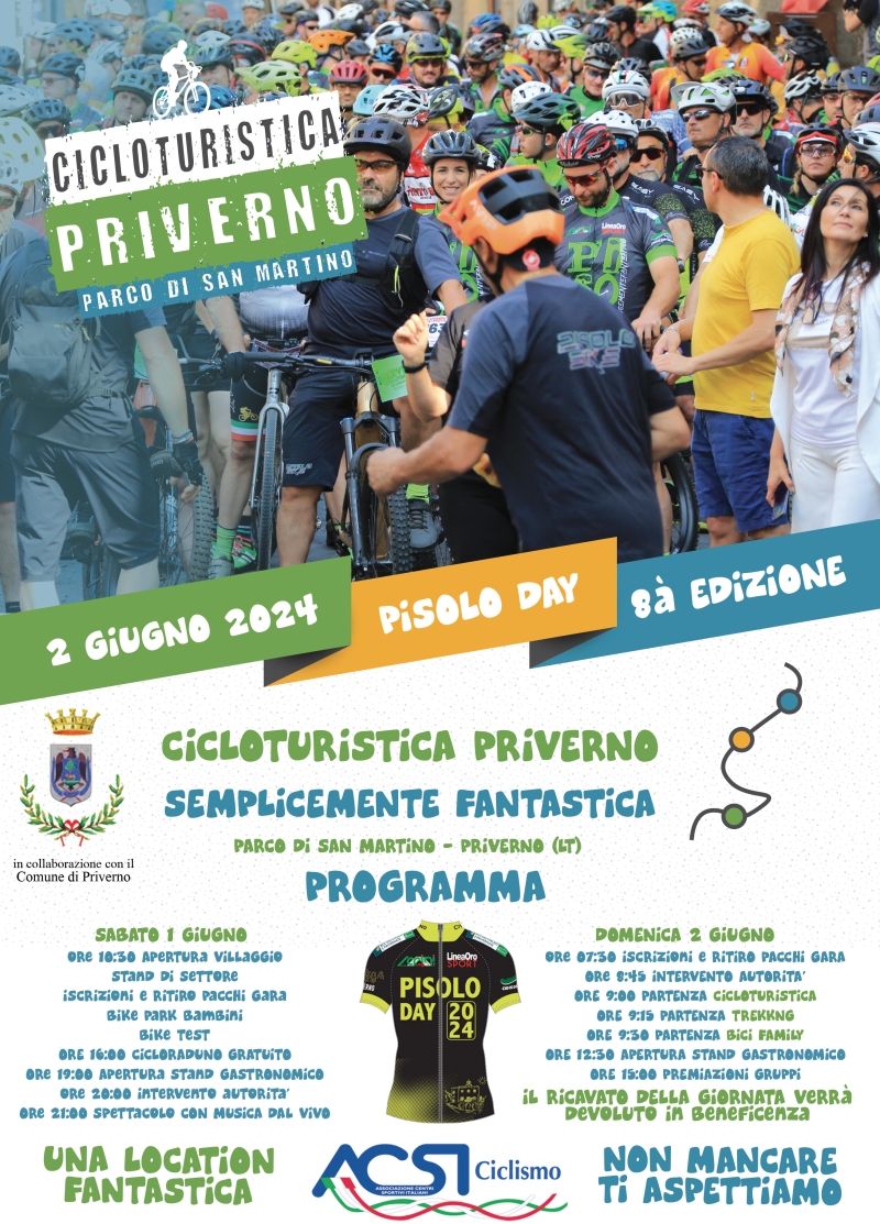 CICLOTURISTICA PRIVERNO - 8À EDIZIONE - Inscríbete