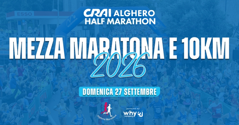 CRAI ALGHERO HALF MARATHON - 9° EDIZIONE - Iscriviti
