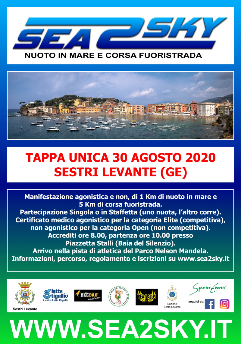 SEA2SKY - NUOTO IN MARE E CORSA FUORISTRADA - Register